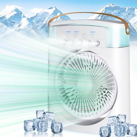 4-in-1 tragbare Klimaanlage, 600 ml, 3-stufiger Ventilator - KZQ (1/3)
