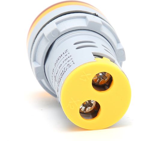 AD16‑22DHZ Fréquencemètre 2075Hz, panneau lumineux indicateur de fréquence, moniteur jaune (1/5)