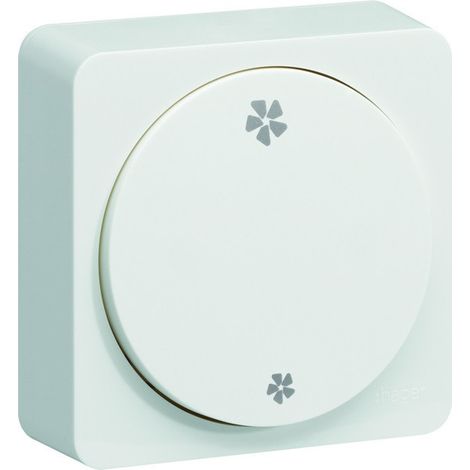 ateha interrupteur va-et-vient ou poussoir VMC complet - HAGER WJC048B