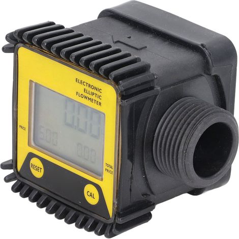 K28 1-Zoll-Digital-Diesel-Durchflussmesser, professioneller Harnstoffregler, Durchflussmesser für Wasser und Chemikalien, gelb, für Kraftstoffe und Flüssigkeiten (1/5)
