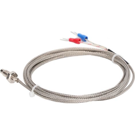 Sonde de température à vis de type K BERM® pour thermocouple, fil de détection de température de 2 m (1/5)