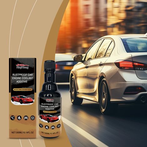 Kühlmittelpflegemittel, Motorwassertank-Ablagerungshemmer und Kfz-Wartungsadditiv – 300 ml -- DE (1/5)