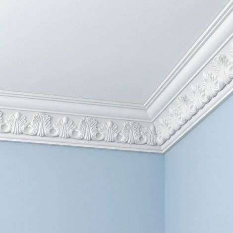 Corniche plafond C198 8,7 x 9,2 cm - Polyuréthane Cimaises &+ (1/3)