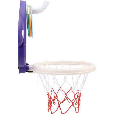 Mini panier de basket électronique avec scoreur électronique, motif dessin animé, sans perforation, à suspendre à l'intérieur, pour enfants. (1/5)