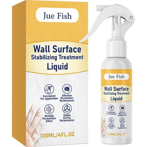 Spray de réparation murale JUEFISH - Comble et masque les fissures et crevasses des murs, pour des rénovations quotidiennes à la fois esthétiques et pratiques. 120 ml (1/5)