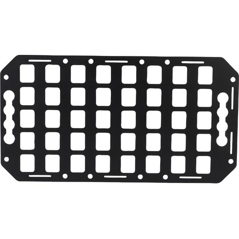 Zerodis RV Parts Zubehörpanel, vielseitiger Aufbewahrungsorganizer mit L-förmiger Montage für SUVs und LKWs.