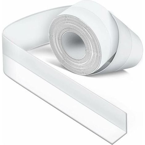 Weißes Silikon-Dichtmittel für Badezimmer, Badewannendichtung, Dichtungsband, schimmelresistent und wasserdicht, flexibles Küchenband (1/5)