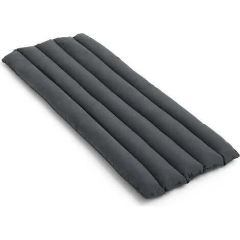 Cuscino trapuntato HAY Palissade antracite 116,5x50 cm