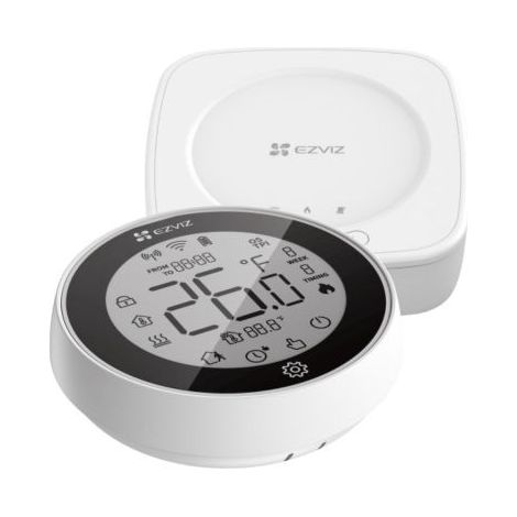 Ezviz Termostato SMART T56 Kit intelligente Da 5-35 gradi Celsius WiFi Bianco [CS-T56T]