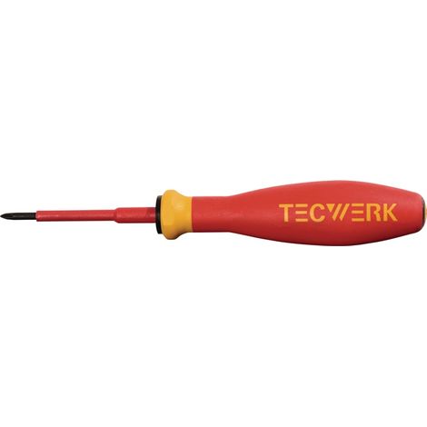 Tournevis Gr.PH 0 Lame-L.60mm VDE isol.TECWERK (1/4)