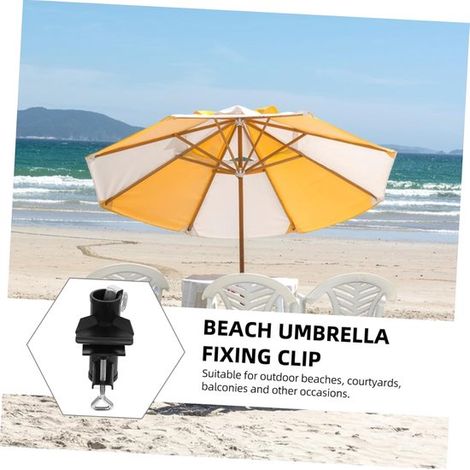 Clip para sombrilla - Soporte para sombrilla - Ajustable - Adecuado para diversos picnics, acampadas y actividades al aire libre (1/5)