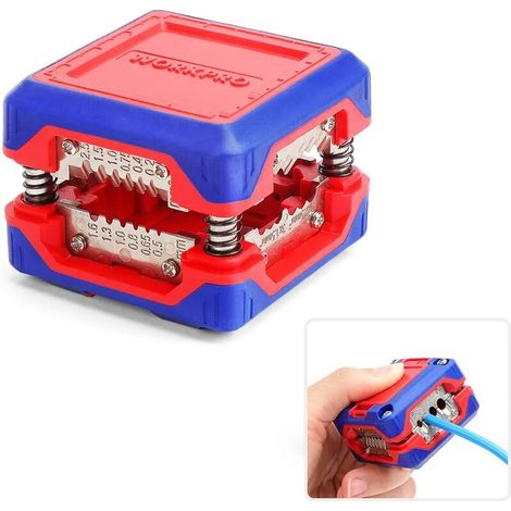 Dénudeur Pince à Dénuder Innovante, Boîte Magique, Outil de Dégainage pour Câble Massif 6-24 AWG, SAT/RG6, RG59 Câble Basse Tension Universel 4-16 mm² Lefou (1/5)