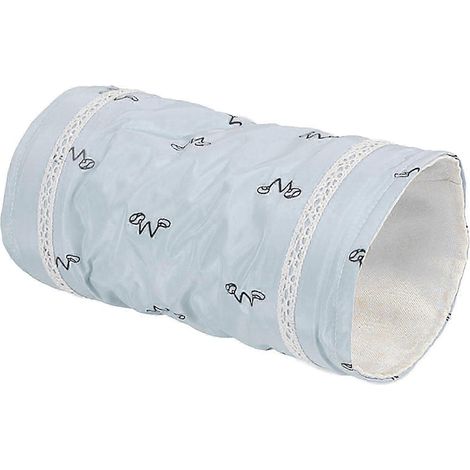 Tunnel de jeu pliable pour petits animaux (hamster, cochon d'Inde, souris, rats)-Blue 19x10CM