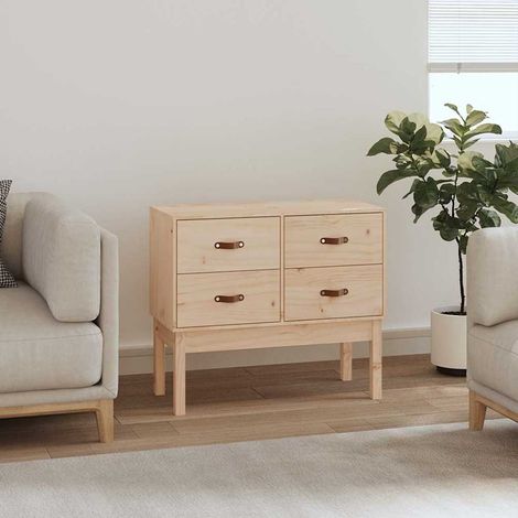 Armoire console-Meuble de rangement 90x40x78 cm Bois de pin solide 899287 (1/5)
