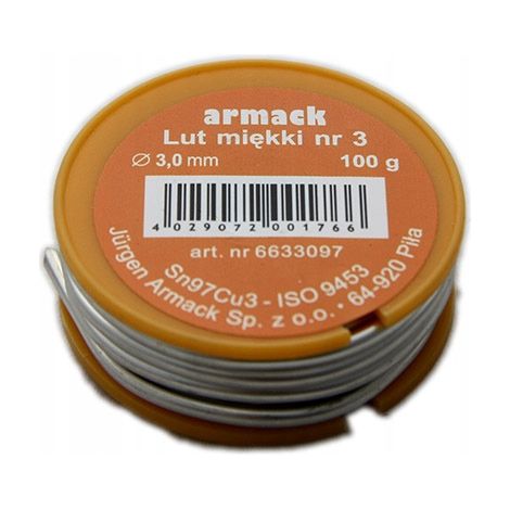 Soudure tendre Armack n° 3 S-Sn97Cu3 3 mm 100 g (1/5)