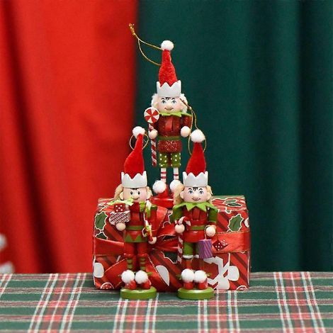 Casse-noisettes en bois de 13 cm, soldats de noix, pour les fêtes de Noël (1/4)