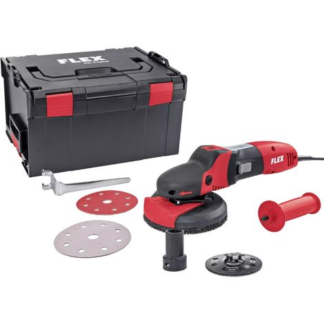 Flex – Ponceuse orbitale 125mm 1400W – Vitesses réglables 600-2100 T/min – Carter d’aspiration pivotant – Pour bois dur – 491174 (1/5)