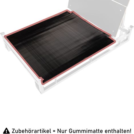 Kongamek Gummimatte als Zubehör für klappbare Stahlpalette