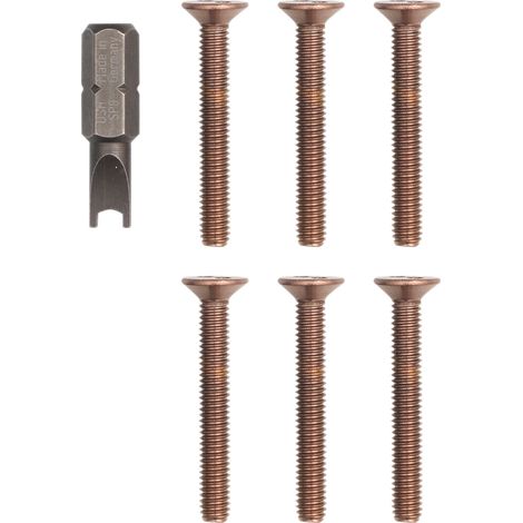 VIMAR - R123 Kit 6 viti + chiave Pixel Up copper