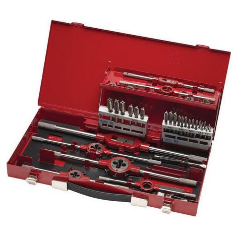 Juego de herramientas de corte de hilo 21 M3-M12 21 piezas Cassette de metal HSS DORMER