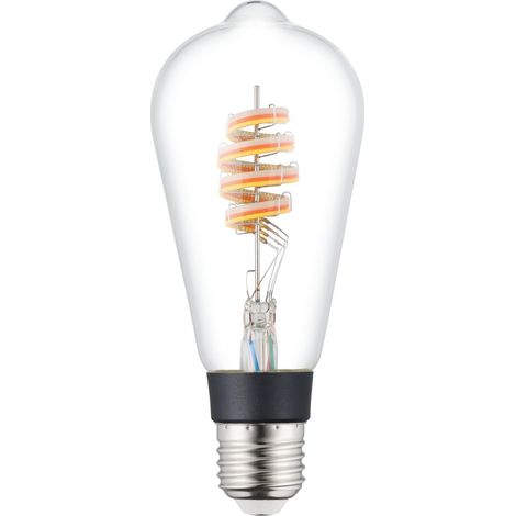ampoule LED E27 connectée, ST64, ZigBee, App et commande (1/5)