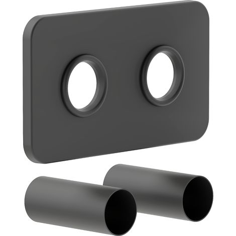 Mexen Uni-Term S conjunto de enmascaramiento doble para radiador, antracita - W910-000-66 (1/3)