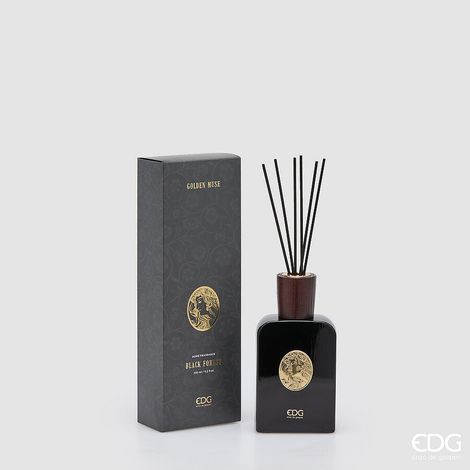 EDG Enzo De Gasperi Profumatore Ambiente Bottiglia Diva 330 ml Foresta Nera – Diffusore Fragranza Design Elegante