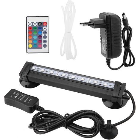 Unterwasser-LED-Blasenleuchte mit Fernbedienung für Aquarien (16 cm, EU-Stecker) (1/5)