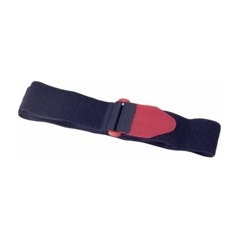 FASTECH® F101-25-300-5 Nastro a strappo con fibbia Lato morbido e lato rigido (L x L) 300 mm x 25 mm Nero, Rosso 5 pz. (1/5)