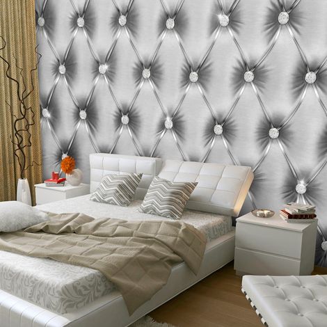 Fotomurale adesivo - Silver Luxury - 294x210 (1/4)
