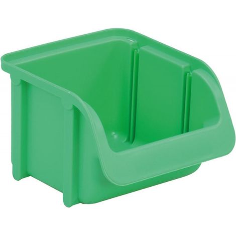 Caja almacenamiento apilable polipropileno verde de 0,46 L'100 x 115 x 75 mm Linbin n潞 1 H眉nersdorff H脺NERSDORFF WE6714 (1/2)