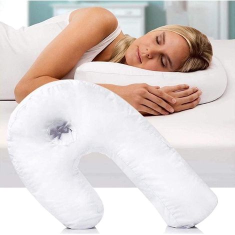 Oreiller cervical en forme de U, oreiller latéral pour adulte, oreiller en mousse à mémoire de forme avec soutien profilé en U