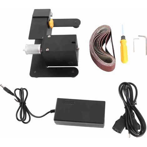 250W Belt Sander, 775 Motor, 7 Adjustable Speeds, Mini Electric Bench Grinder, Woodworking Sander (1/5)