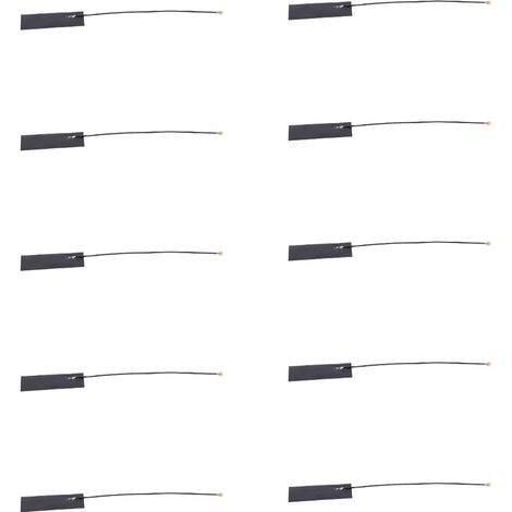 10er-Set flexible Antennenstreifen mit integrierter FPC-Antenne (824960 MHz, RG1.13-Draht, rückseitig selbstklebend) für Nbiot-Module (1/5)
