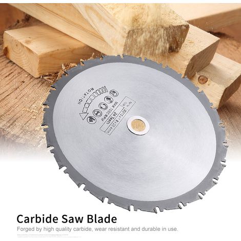 Lame de scie circulaire en carbure pour le travail du bois, disque de coupe TCT 210 x 25,4 mm, 24 dents (1/5)
