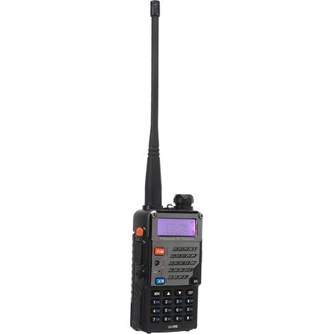 Talkie-walkie sans fil longue portée bibande 5 W UHF 400-520 MHz VHF 136-174 MHz (1/5)