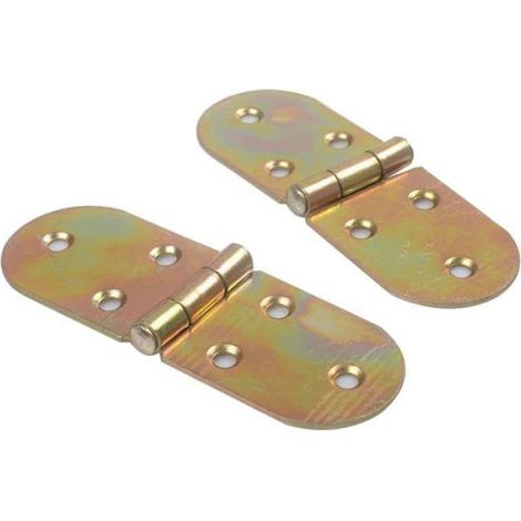 Charnière Piano - 270 Degres - Pour Meuble Bois - 84 X 30 X 2 Mm - Zinc - 5 Pieces (1/5)