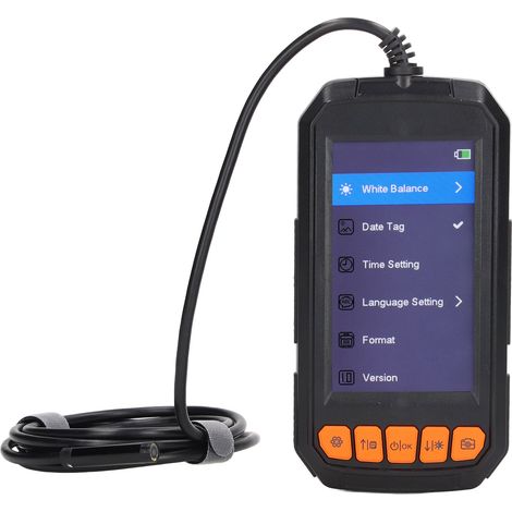 Écran d'inspection 4,3 pouces endoscope industriel caméra de contrôle 5,5 mm 2MP avec batterie (1/5)