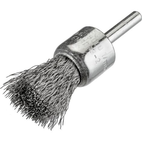 Brosse Osborn D30, tige 6 mm, fil d'acier inoxydable serti 0,30 mm T25 (1/4)
