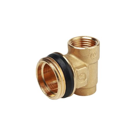 Terminale doppio attacco 1" M x 1/2"F x 3/8"F Giacomini R591DY005 (1/2)