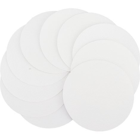 10 pastilles antidérapantes transparentes autocollantes pour escalier, sol, salle de bain, porte, rondes, adhésives, 10 pièces (1/5)