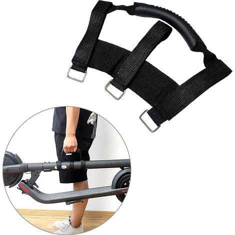Sangles de poignée de guidon universelles pour mini-trottinette Ninebot M365/MAX G30, boucle métallique, sangles de charge