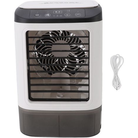 12W USB portable air conditioner with 900ml tank, cooling + humidification for office and home (1/5)