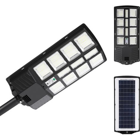 Jiubiaz 400 LED Solarlampen für Außen Bewegungsmelder IP67 Solarleuchte Solarlampe 400w Wasserdichte Wandleuchte Garten Gartenleuchten Aussenleuchte