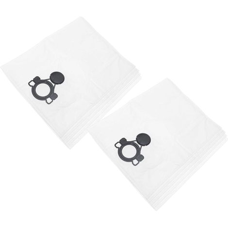vhbw 10x sacchetto compatibile con Husqvarna WDC 325L 300 Serie, 220 Wet and Dry, 220 Serie, 220 aspirapolvere - 54cm x 41cm Bianco (1/5)