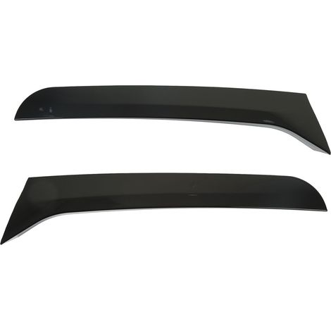 Ensemble de deux pièces pour Sharan (2011-2022) : Aileron de lunette arrière, cache d'aile latérale noir brillant, garniture de séparateur. (1/5)