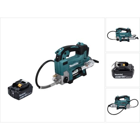 Makita DGP 180 G1 Pistolet graisseur sans fil 18 V 690 bar + 1x Batterie 6,0 Ah - sans chargeur