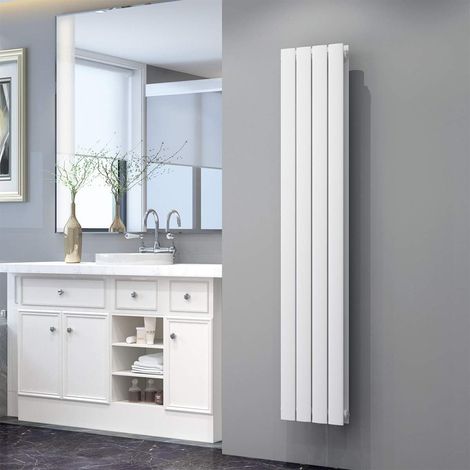 ELEGANT Design Heizkörper Flachheizkörper Weiß 1600x308mm Vertikal Doppellagig (1/5)