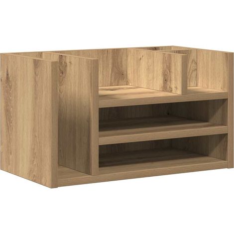 Organiseur de bureau Chêne noir 44.5 x 24 x 25 cm CFW378553 (1/5)