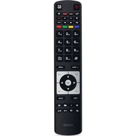 Telecomando TV Compatibile con Hitachi RC5117 (1/5)